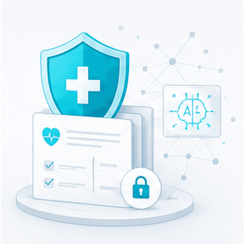Protected health records secured alongside a locally running AI model